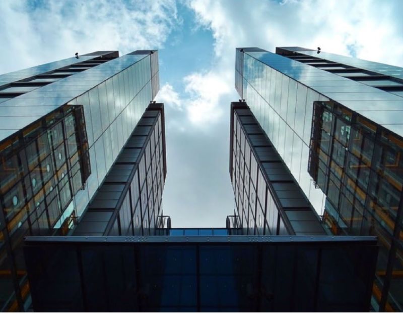 Picture of commercial buildings 